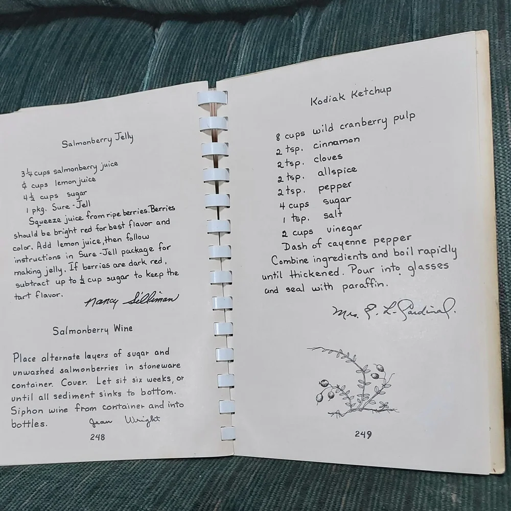 Vintage 1950s What's Cooking In Kodiak Cookbook U.S. Navy Officers Wives Club